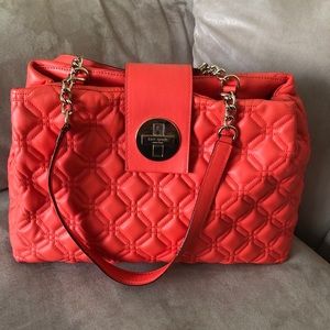 (SOLD) Kate Spade hot pink shoulder bag